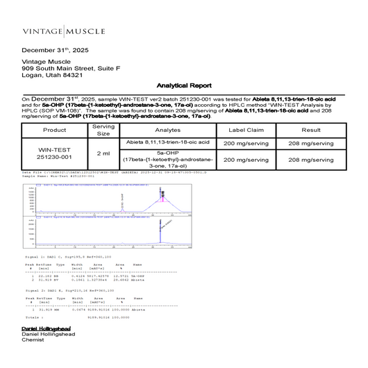 Advanced Physique Hardening - Win-Test™