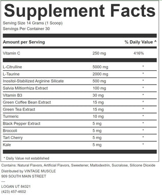 NITRIC - Pump Blend (Non Stim)